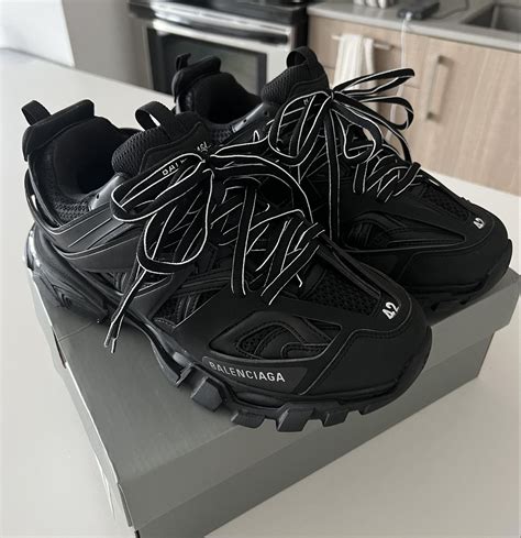 black balenciaga track runners